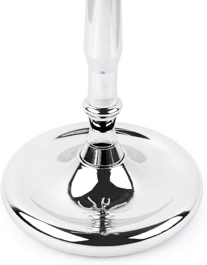 4 Prong Razors and Shave Brush Stand, Shaving Brush Holder Stand Tool, Shaving Accessories for Man, Holder, Holds 2 Double Safety Razors and 2 Shave Brushes (4 Holes)