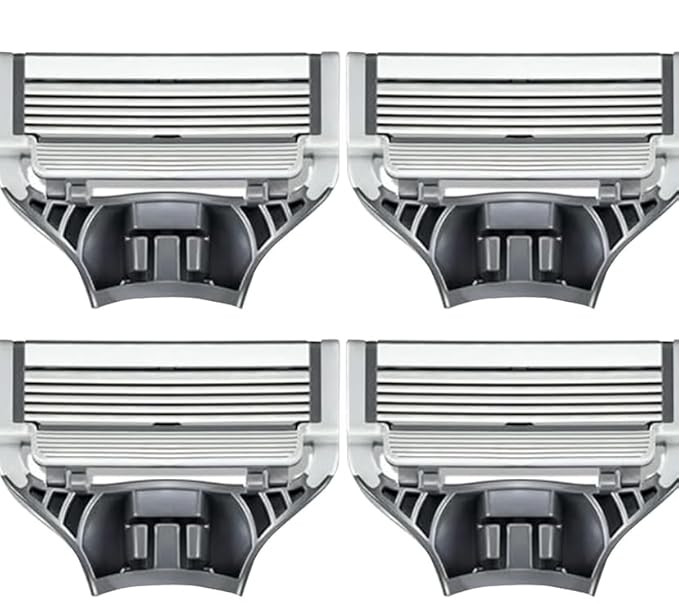 Men's Razor Blade Refills, 4 Count, Sharper 5-Blade, For Close and Comfortable Shaves with taha sticker