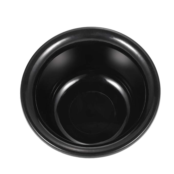 1Pc Men's Plastic Shaving Soap Bowl Reusable Shaving Mug Shaving Cup Smooth Shaving Mug Bowl for Shaving Soap and Cream, Black