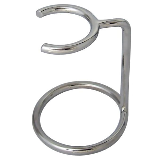Chrome Shaving Brush Stand from, Prolong Shave Brush Life with this Stand by Drying with the Bristles Facing Down