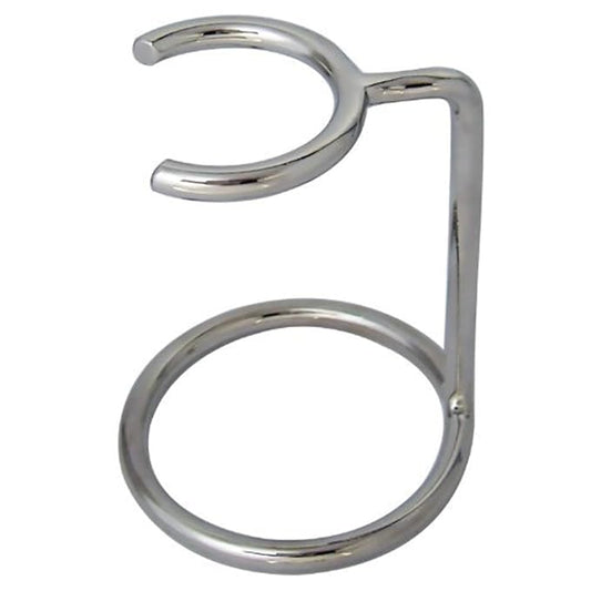 Chrome Shaving Brush Stand from, Prolong Shave Brush Life with this Stand by Drying with the Bristles Facing Down