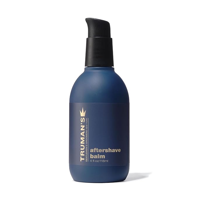 Truman's Gentlemen's Groomers Men's Aftershave Balm, Soothing & Moisturizing for Smooth, Hydrated Skin, 4 fl. oz.
