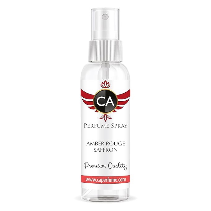 CA Perfume Eco Refill Impression of Amber Rouge Safron For Women and Men Fragrance Eau de Parfum Spray 2 Fl Oz/60ml-X1