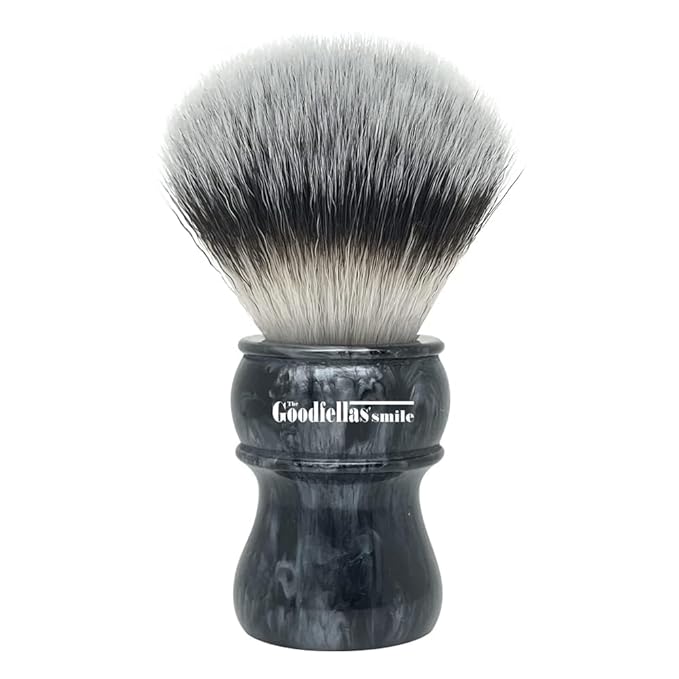 The Goodfellas' Smile Synthetic Shaving Brush (The Deep) - Extra Dense 24mm Brush Knot for a Fabulous Lather