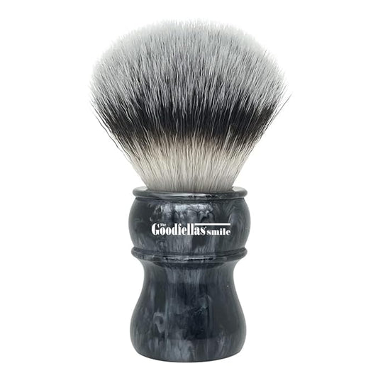 The Goodfellas' Smile Synthetic Shaving Brush (The Deep) - Extra Dense 24mm Brush Knot for a Fabulous Lather