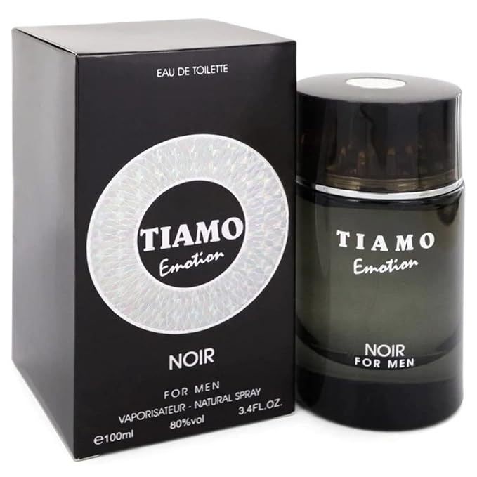 Tiamo Emotion Noir by Parfum Blaze 3.4 oz Eau De Toilette Spray For Men