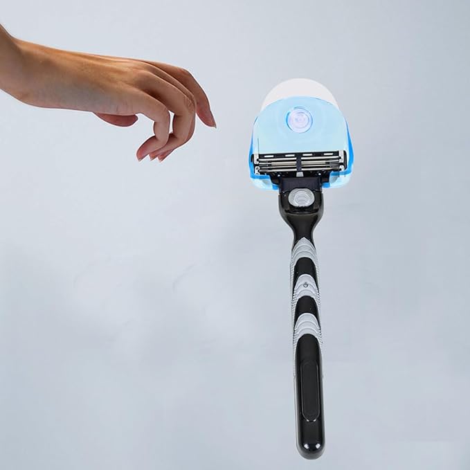 ARTIBETTER 10pcs Plastic Razor Holder with Suction Cup Razor and Brush Stand for Bathroom Shower Wall for Men’s Shaving Accessories