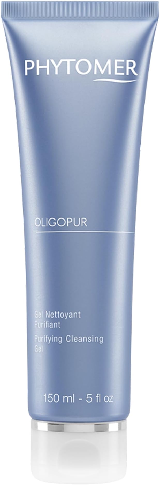 Phytomer Oligopur Purifying Cleansing Gel | Skin Balancing, Oil Absorbing Face Cleanser | Energizing Face Wash Prevents Dull Skin Tone | Safe, Natural Ingredients | Sustainable & Eco-Friendly | 150ml