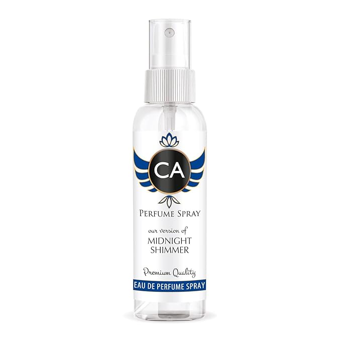 CA Perfume Eco Refill Impression of Midnight Shimmer for Women Floral Woody Musk Long Lasting Fragrance Eau De Parfum 2 Fl Oz 60ml