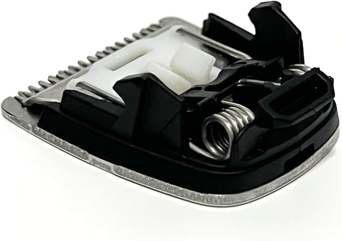 maxeylead 32mm Full Size Replacement Trimmer Blade Compatible with Philips Norelco Multigroom MG3750 MG5750 MG7750 MG7790 MG9510 BT5511 Beard Trimmer Attachment Parts Black (Silver)