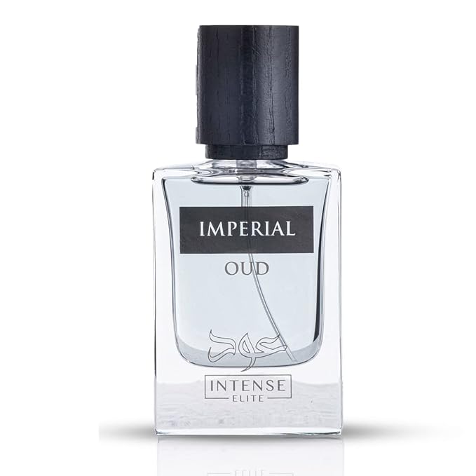 INTENSE ELITE Imperial Oud Eau De Parfum Men 50ML (1.67 OZ) Arabian Perfume For Men With Pepper, Rosewood & Cardamom Notes Long Lasting Perfume