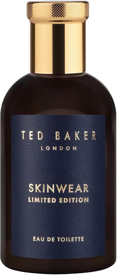 Ted Baker Skinwear Limited Edition Men’s Eau de Toilette Fresh Citrus Woody Cologne with Lime, Bergamot, Sandalwood Long Lasting Masculine Fragrance for Him 3.4 Floz