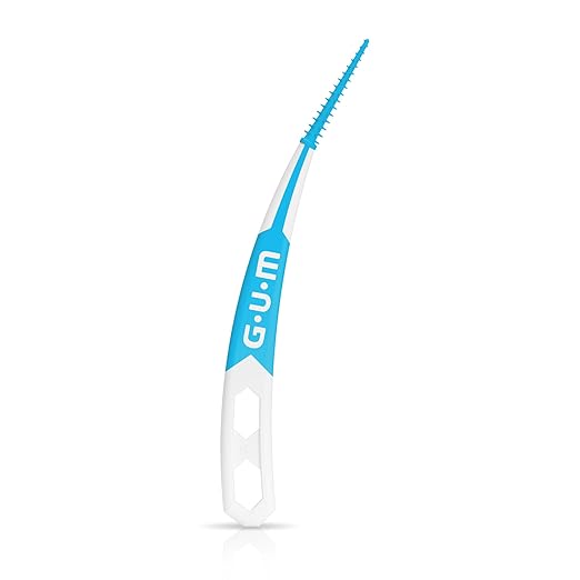 GUM Soft-Picks Advanced- Tight, Easy to Use Dental Picks for Teeth Cleaning and Gum Health, Disposable Interdental Brushes with Convenient Carry Case, Dentist Recommended, 60 Count (Pack of 3)