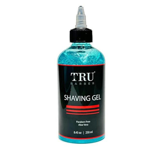 TRU BARBER Shaving Gel for Men, Straight razor shave, Perfect edging and smooth shaving
