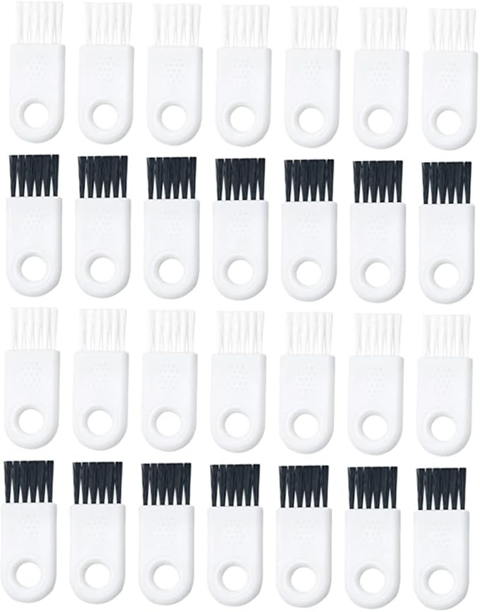 KOMBIUDA 30pcs Electric Shaver Cleaning Tools Brush for Keyboards and Hard Reach Spaces and Bristles for Grooming and Maintenance