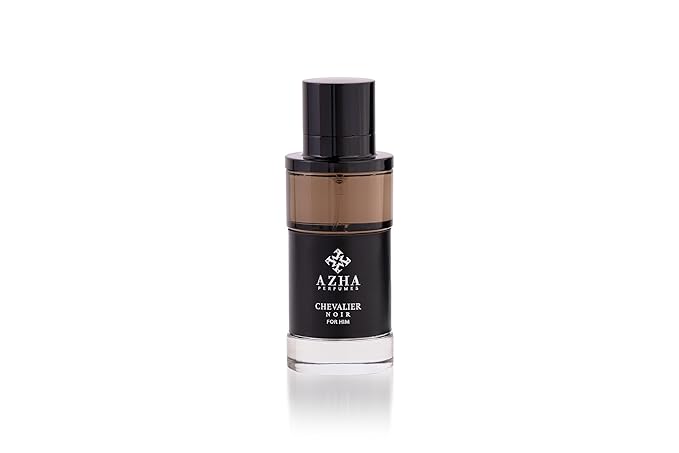 Chevalier Noir Eau de Parfum for Men, Leather Incense Fragrance Spray with Mandarin, Suede & Incense, Premium Long Lasting Men's Cologne, Butterfly Nebula Collection, 3.4 Fl Oz
