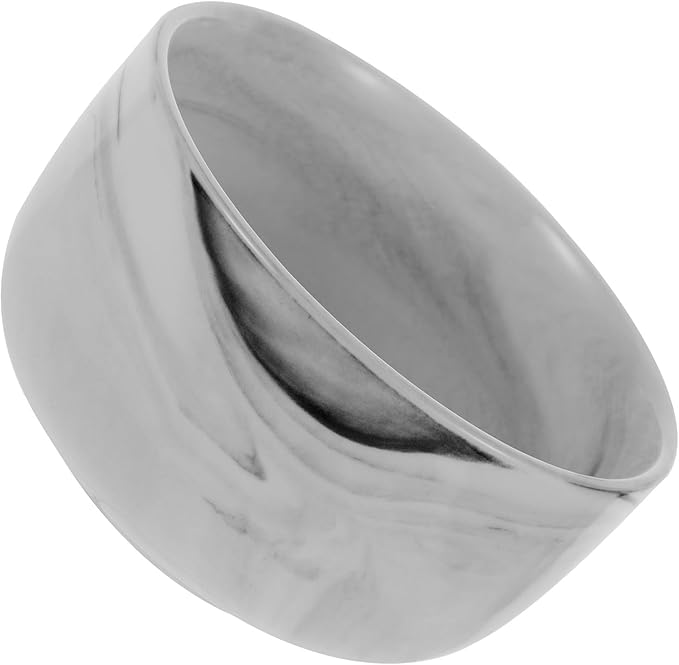 Healifty Marble Pattern Shaving Soap Bowl Small Porcelain Lathering Bowl for Barber Beard Soap Container Decorative Wet Shave Accessory for Men