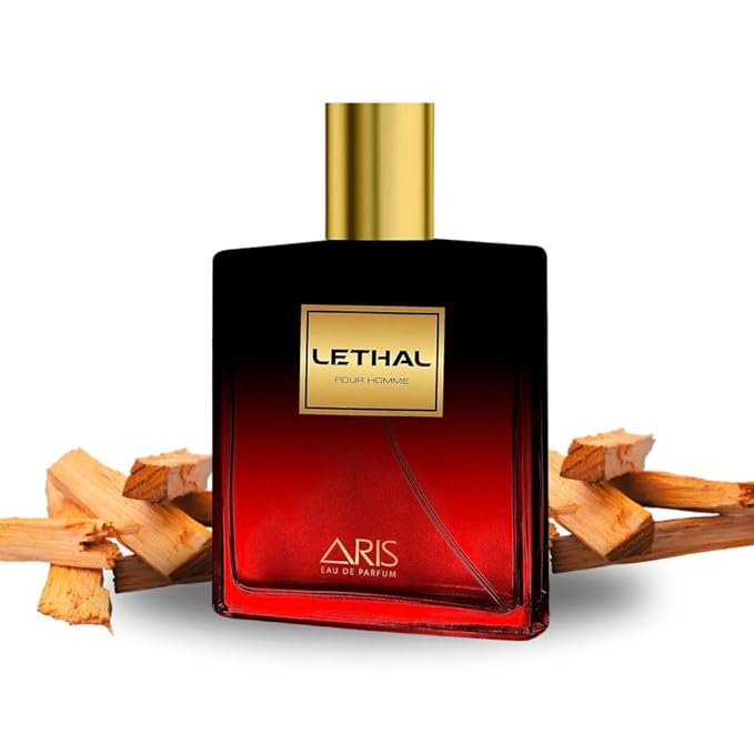 ARIS Lethal Eau de Parfum – Long-Lasting Woody and Musk Fragrance for Men – 100mL Perfume Spray with Bonus 15mL Perfume Sample (Randomly Selected)