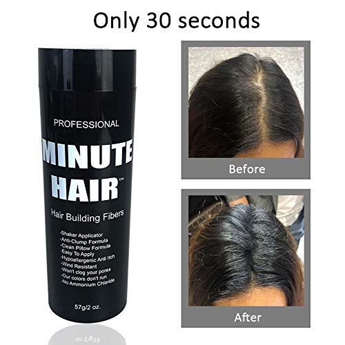 Biggie Sized 57 Gram Bottle Full Of Minute Hair Fibers. HI Grade Hair Building Fibers. Gargantuan Amount of LIGHT BROWN Fibers Inside A Compact Size Refillable Bottle. Choose Your Color.