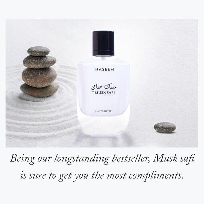 Naseem Perfumes Musk Safi Perfume Subtle Tone Eau De Parfum For Men & Women 100 ml