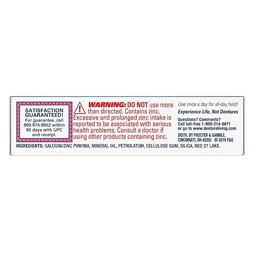 Fixodent Secure Denture Adhesive Cream, 0.6 oz (Pack of 2)