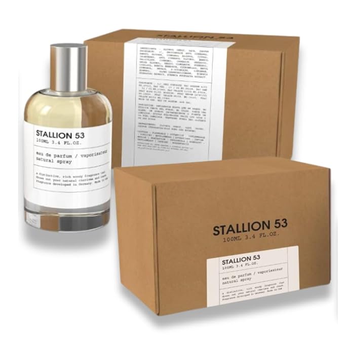 Men's Bundle X2 Stallion 53 Eau De Parfum 100ml/3.4oz Unisex + 20ML FREE | Herbal, Woody, and Earthy Scent for Men and Women