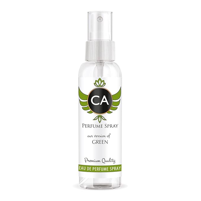 CA Perfume Eco Refill Impression of Green for Unisex Green Long Lasting Fragrance Eau De Parfum 2 Fl Oz 60ml