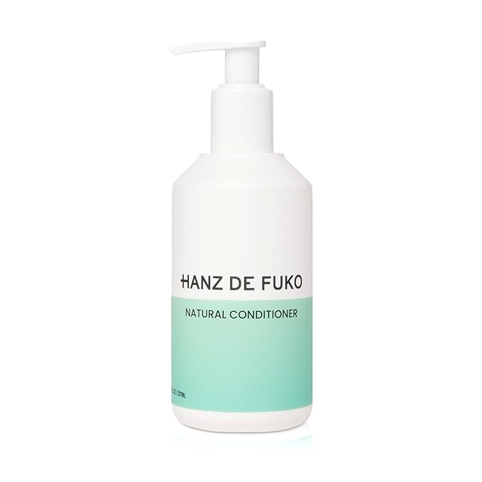 Hanz de Fuko Premium Natural Conditioner for Men & Women – Moisturizing Treatment Helps Soothe Dry Scalp, Relieve Irritation, Fight Dandruff – Sulfate & Paraben Free, 16+ Plant Extracts, 8 oz.