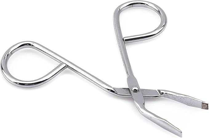 3Pcs Silver Stainless Steel Eyebrow Tweezers Scissors- Professional Shaped Slant Tip Tweezer Clip Hair Plucker for Hair and Eyebrows Personal Care, Shave and Hair Removal