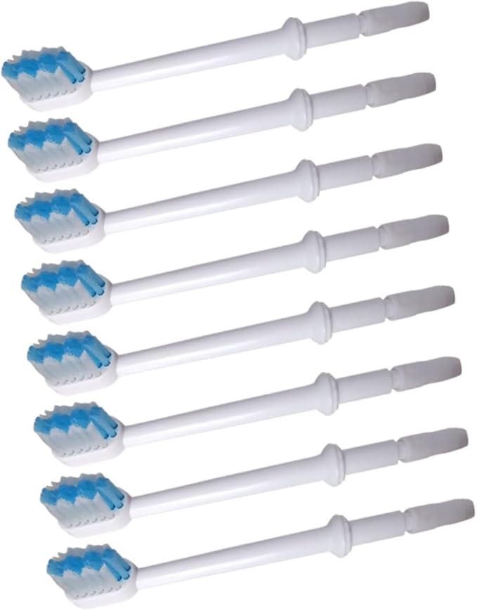 24pcs Replacement Brush Heads Compatible Oral Irrigator Accessories for Toothbrush Replacement Heads
