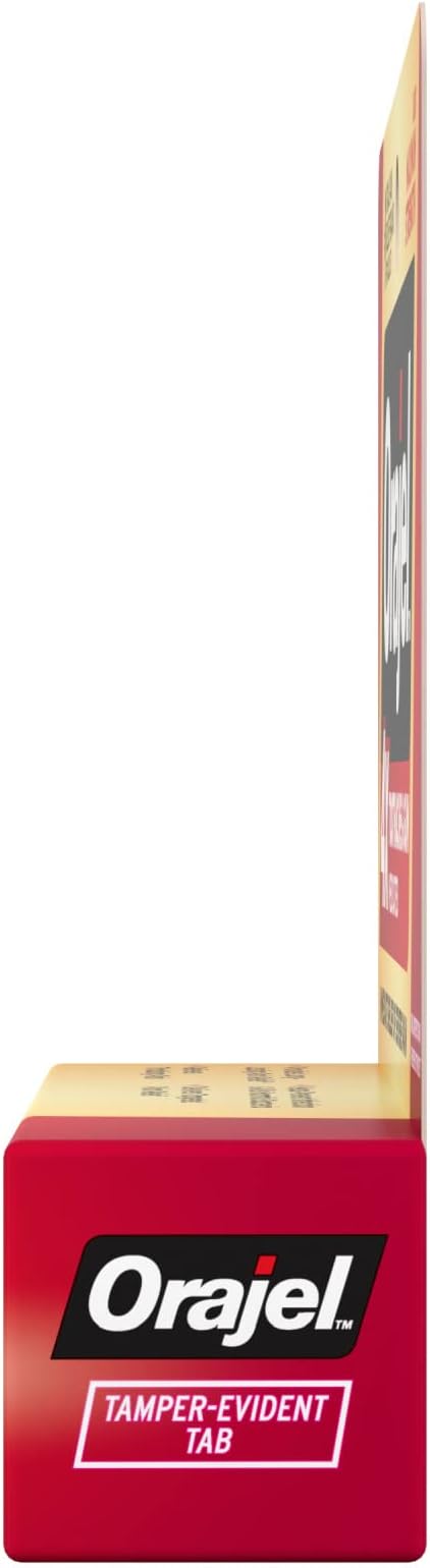 Orajel 4X for Toothache & Gum Pain: Severe Cream Tube 0.33oz- From Oral Pain Relief Brand