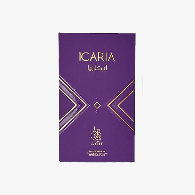 ARIF Icaria Perfumes – Fruity Floral Eau de Parfum for Women – Long-Lasting, Fresh Pear, Iris, Jasmine, Orange Blossom & Patchouli – Elegant & Luxurious Perfume – 3.4 oz