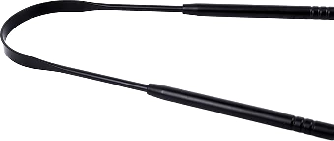 Set of 3 Tongue Scraper Set for Adults (Jet Black) with Travel Case, Reduce Bad Breath, Metal Tongue Scraper, Tongue Cleaner, Tongue Scraper, Tongue Cleaner for Adults