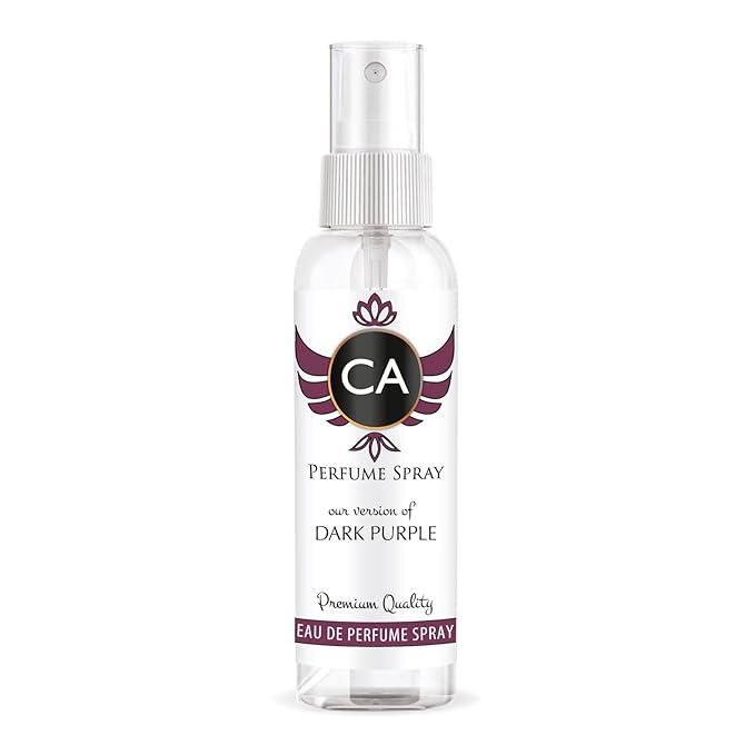 CA Perfume Eco Refill Impression of Dark Purple for Women Amber Floral Long Lasting Fragrance Eau De Parfum 2 Fl Oz 60ml