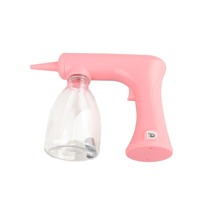 Perming Foaming Machine Lather Maker Hot Lather Machine USB Charging for Barber Shop, pink 300ml