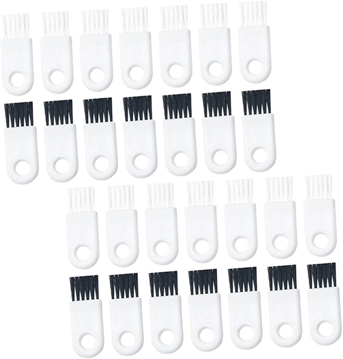 Outanaya 30pcs Mini Cleaning Brush Set for Electric Shaver Razor Cleaner Tool Compact and Effective Shaving Brush for Men for Daily Grooming and Hygiene