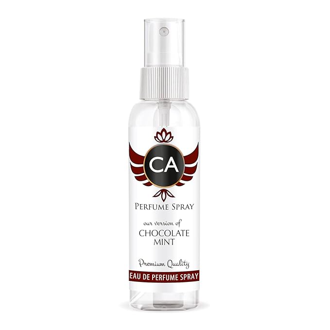 CA Perfume Eco Refill Impression of Chocolate Mint for Unisex Amber Floral Long Lasting Fragrance Eau De Parfum 2 Fl Oz 60ml