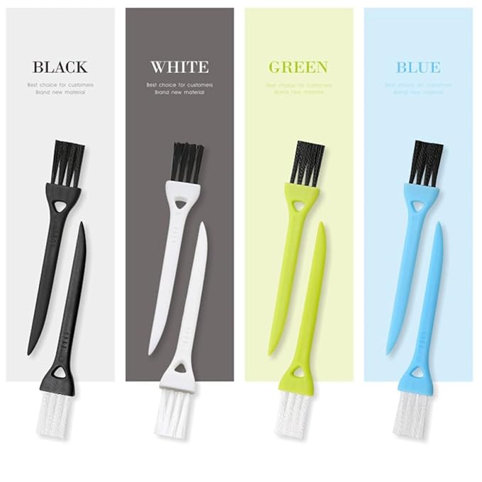 VILLCASE 36pcs Electric Razor Cleaning Brushes Small Shaver Cleaner Tool with Plastic Handle for Men’s Shaving Maintenance and Electric Shaver Care