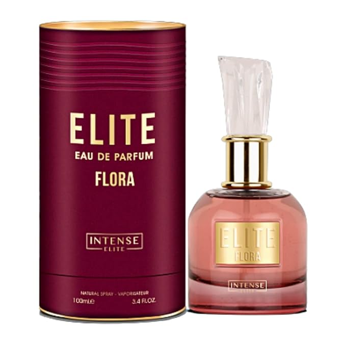 INTENSE ELITE Flora Arabian Perfumes for Women 100ML (3.4Oz) Eau De Parfum for Women With Honeysuckle Notes Long Lasting Perfume.