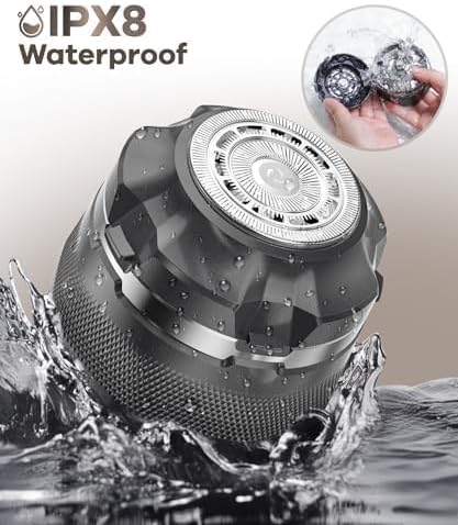 Head Shavers for Bald Men Magnetic Single Blade Electric Shaver with Super Large Blade 10000 RPM Motor IPX8 Waterproof LED Display,Valentines Day Gifts for him