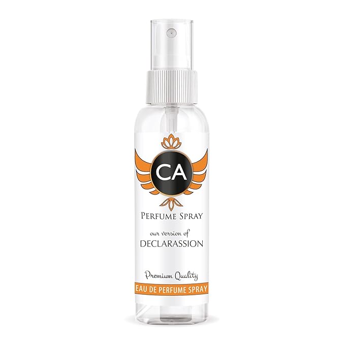 CA Perfume Eco Refill Impression of Declarassion for Men Woody Floral Musk Long Lasting Fragrance Eau De Parfum 2 Fl Oz 60ml