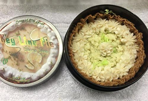 Key Lime Pie - Shaving Soap with Coconut & Grapeseed Oil. Nourishing and Moisturizing for Men and Women.