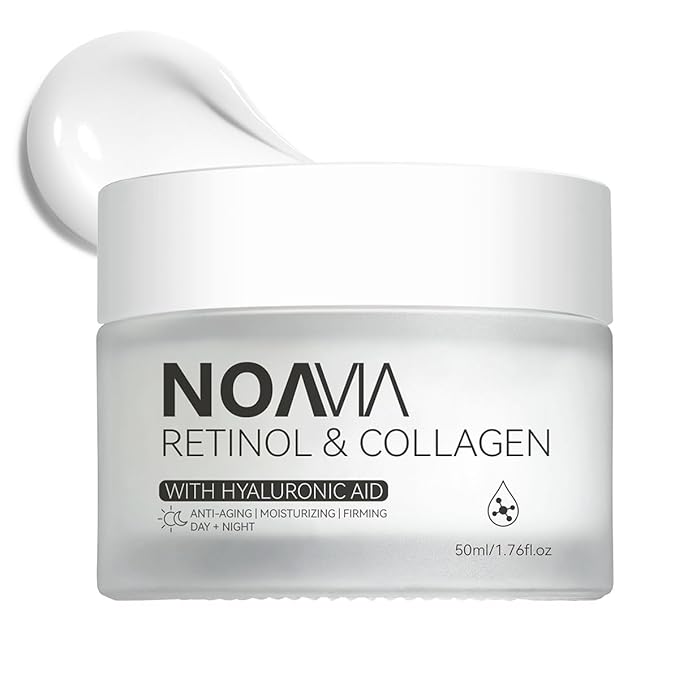 Retinol Moisturizer Face Cream,Day and Night Skin Care for Women and Men Anti Aging Facial Moisturizer with Simply Vital Collagen Retinol Hyaluronic Acid, Neck Firming and Tightening