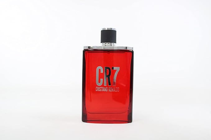 CR7 Cristiano Ronaldo Eau de Toilette Spray for Man, 3.4 Ounce, Red