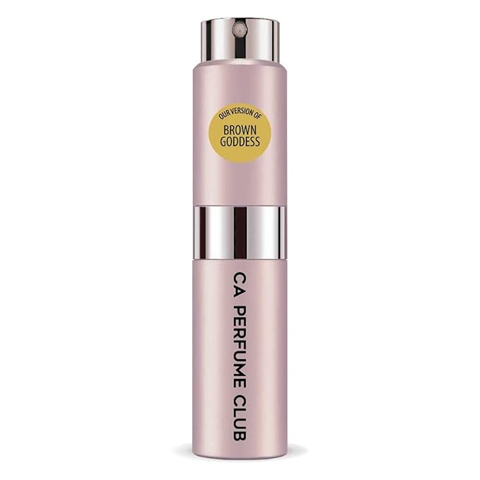 CA Perfume Impression of Brown Goddess for Women Amber Floral Scent Long Lasting Perfumes for Women Eau De Parfum Travel Size Refillable Atomizer Spray 0.27 Fl Oz 8ml