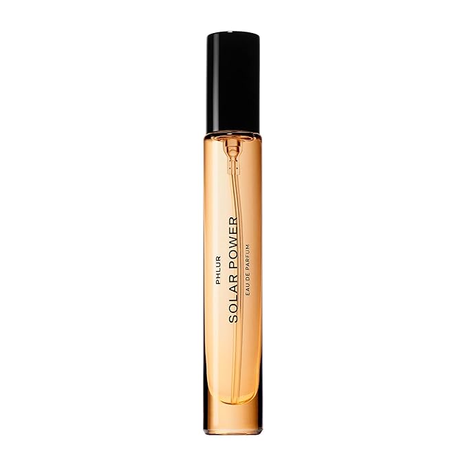 PHLUR Solar Power Eau de Parfum - Travel Size Perfume Fragrance - Fruity Floral Perfume with Bergamot, Orange, Driftwood & Solar Musk (9.5mL)