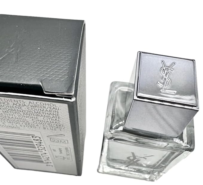 Yves Saint Laurent MYSLF L'ABSOLU PARFUM YSL Men ABSOLU Perfume MINI SMALL TRAVEL SIZE Splash On 7.5 ml / 0.25 Fl oz - 9483