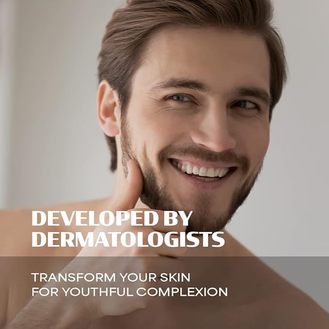 Mens Anti Aging Face Cream | Advanced Facial Moisturizer for Men | Mens Anti Wrinkle Face Cream | Mens Anti Aging Face Cream with High Concentrate of Natural Ingredients | Mens Retinol Face Cream for Intensive Skincare | Mens Wrinkle Cream with Age-Def...