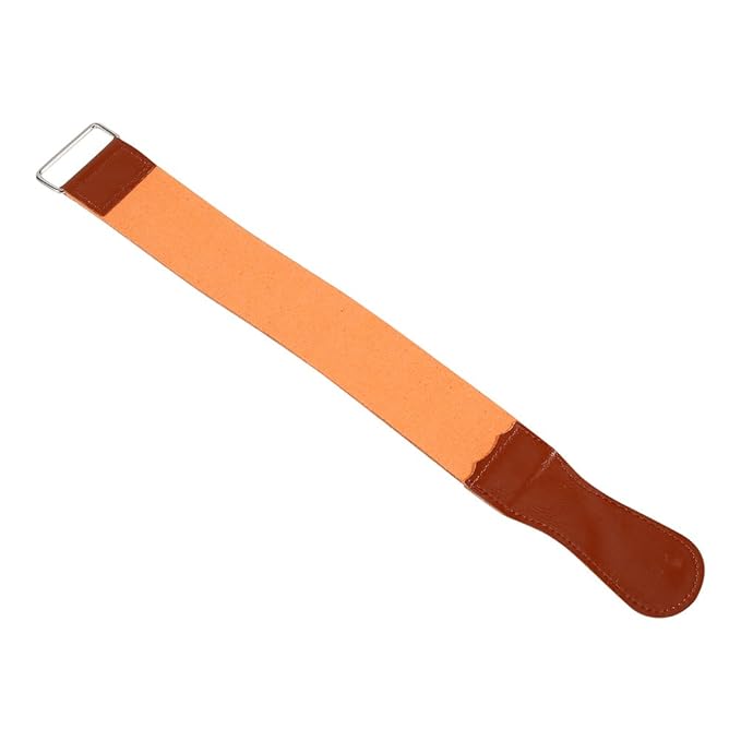 Barber Strop Leather, Leather Strop for Straight Sharpening and Smooth, Sharpening Strap, 8.5" Straight Strops Cow Strap Hair Removal Strops