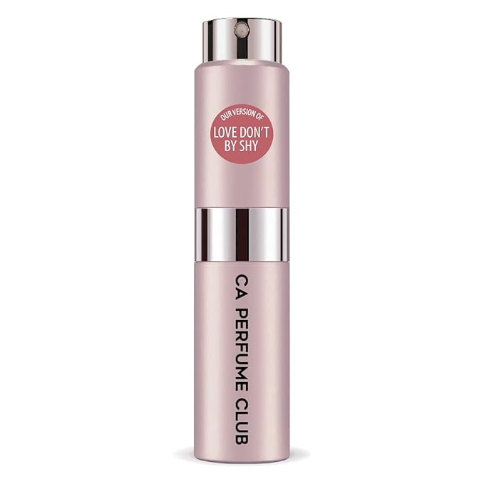 CA Perfume Impression of Love Don’t Be Shy for Women Amber Scent Long Lasting Perfumes for Women Eau De Parfum Travel Size Refillable Atomizer Spray 0.27 Fl Oz 8ml